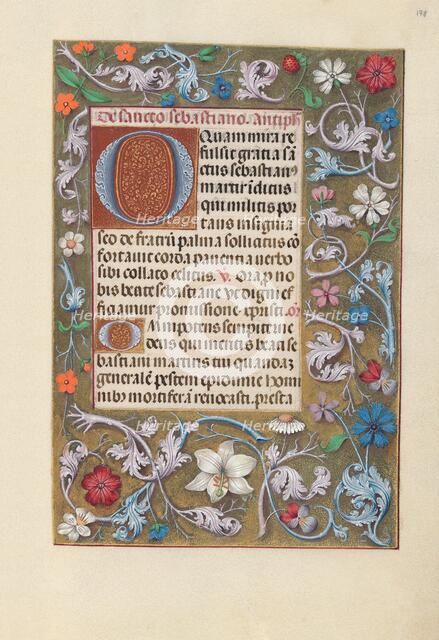 Hours of Queen Isabella the Catholic, Queen of Spain: Fol. 178r, c. 1500. Creator: Master of the First Prayerbook of Maximillian (Flemish, c. 1444-1519); Associates, and.