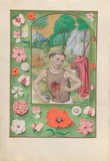 Hours of Queen Isabella the Catholic, Queen of Spain: Fol. 185v, St. Jerome, c. 1500. Creator: Master of the First Prayerbook of Maximillian (Flemish, c. 1444-1519); Associates, and