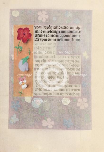 Hours of Queen Isabella the Catholic, Queen of Spain: Fol. 186v, c. 1500. Creator: Master of the First Prayerbook of Maximillian (Flemish, c. 1444-1519); Associates, and.