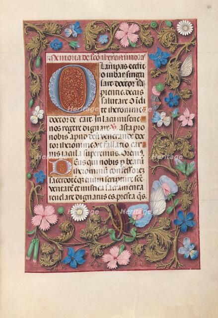 Hours of Queen Isabella the Catholic, Queen of Spain: Fol. 186r, c. 1500. Creator: Master of the First Prayerbook of Maximillian (Flemish, c. 1444-1519); Associates, and.