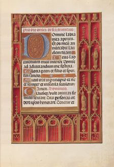 Hours of Queen Isabella the Catholic, Queen of Spain: Fol. 18r, c. 1500. Creator: Master of the First Prayerbook of Maximillian (Flemish, c. 1444-1519); Associates, and