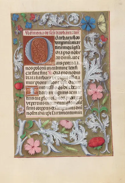 Hours of Queen Isabella the Catholic, Queen of Spain: Fol. 192r, c. 1500. Creator: Master of the First Prayerbook of Maximillian (Flemish, c. 1444-1519); Associates, and.