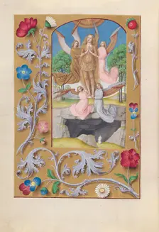 Hours of Queen Isabella the Catholic, Queen of Spain: Fol. 193v, St. Mary Magdalene, c. 1500. Creator: Master of the First Prayerbook of Maximillian (Flemish, c. 1444-1519); Associates, and