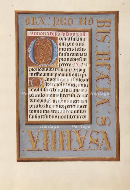 Hours of Queen Isabella the Catholic, Queen of Spain: Fol. 196r, c. 1500. Creator: Master of the First Prayerbook of Maximillian (Flemish, c. 1444-1519); Associates, and.