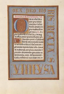 Hours of Queen Isabella the Catholic, Queen of Spain: Fol. 196r, c. 1500. Creator: Master of the First Prayerbook of Maximillian (Flemish, c. 1444-1519); Associates, and