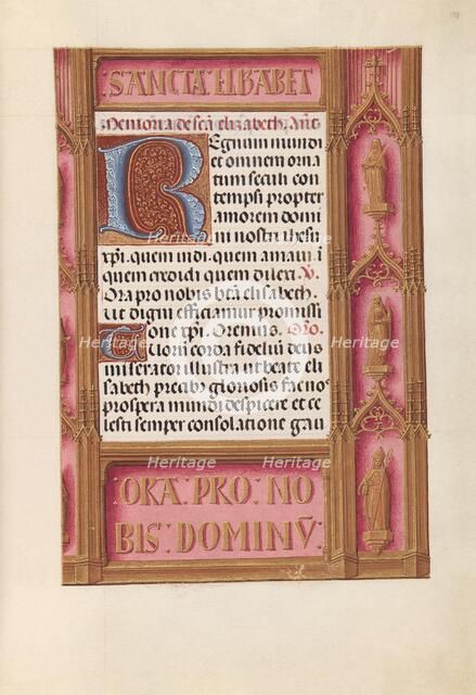 Hours of Queen Isabella the Catholic, Queen of Spain: Fol. 198r, c. 1500. Creator: Master of the First Prayerbook of Maximillian (Flemish, c. 1444-1519); Associates, and.