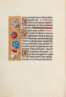 Hours of Queen Isabella the Catholic, Queen of Spain: Fol. 19v, c. 1500. Creator: Master of the First Prayerbook of Maximillian (Flemish, c. 1444-1519); Associates, and
