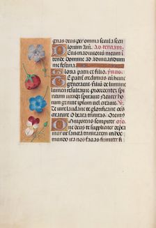 Hours of Queen Isabella the Catholic, Queen of Spain: Fol. 19v, c. 1500. Creator: Master of the First Prayerbook of Maximillian (Flemish, c. 1444-1519); Associates, and
