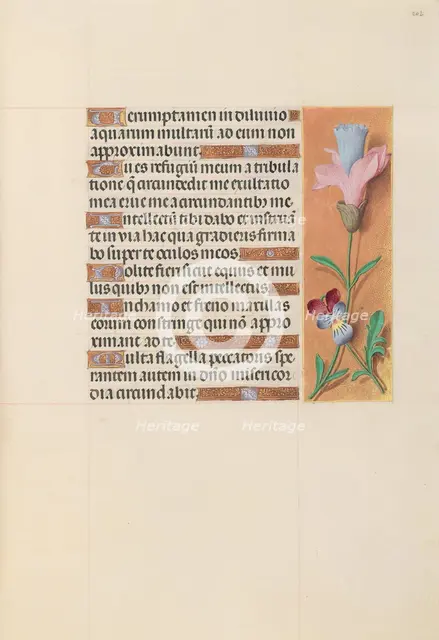 Hours of Queen Isabella the Catholic, Queen of Spain: Fol. 202r, c. 1500. Creator: Master of the First Prayerbook of Maximillian (Flemish, c. 1444-1519); Associates, and.