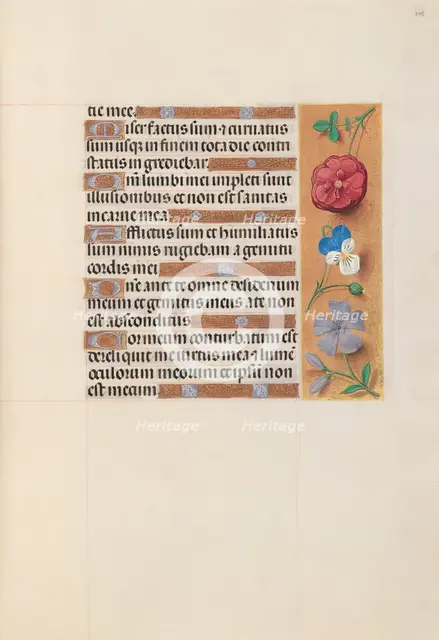Hours of Queen Isabella the Catholic, Queen of Spain: Fol. 203r, c. 1500. Creator: Master of the First Prayerbook of Maximillian (Flemish, c. 1444-1519); Associates, and.