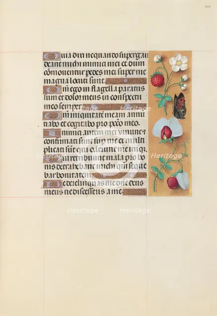 Hours of Queen Isabella the Catholic, Queen of Spain: Fol. 204r, c. 1500. Creator: Master of the First Prayerbook of Maximillian (Flemish, c. 1444-1519); Associates, and.