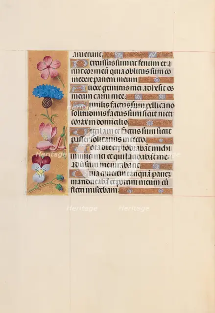 Hours of Queen Isabella the Catholic, Queen of Spain: Fol. 206v, c. 1500. Creator: Master of the First Prayerbook of Maximillian (Flemish, c. 1444-1519); Associates, and.