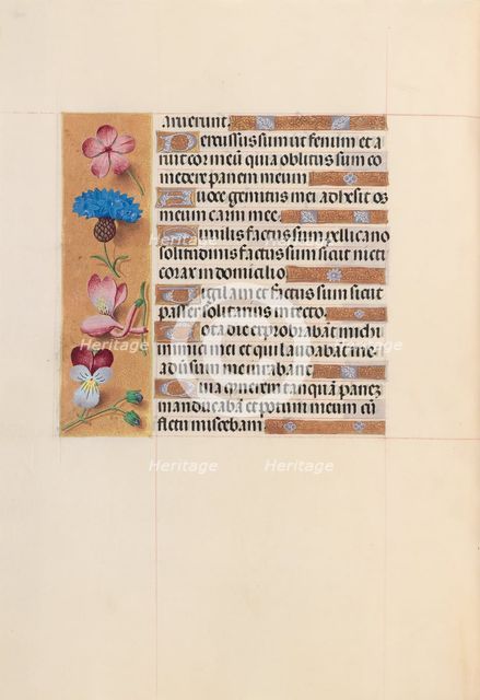 Hours of Queen Isabella the Catholic, Queen of Spain: Fol. 206v, c. 1500. Creator: Master of the First Prayerbook of Maximillian (Flemish, c. 1444-1519); Associates, and.