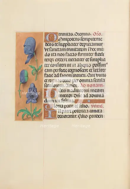 Hours of Queen Isabella the Catholic, Queen of Spain: Fol. 20v, c. 1500. Creator: Master of the First Prayerbook of Maximillian (Flemish, c. 1444-1519); Associates, and.