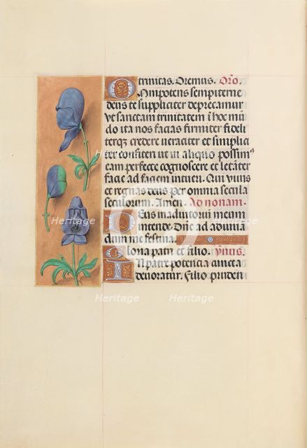 Hours of Queen Isabella the Catholic, Queen of Spain: Fol. 20v, c. 1500. Creator: Master of the First Prayerbook of Maximillian (Flemish, c. 1444-1519); Associates, and.