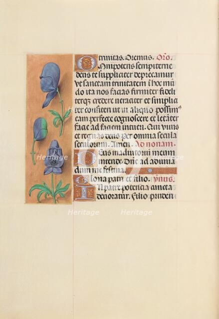 Hours of Queen Isabella the Catholic, Queen of Spain: Fol. 20v, c. 1500. Creator: Master of the First Prayerbook of Maximillian (Flemish, c. 1444-1519); Associates, and.