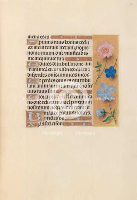 Hours of Queen Isabella the Catholic, Queen of Spain: Fol. 210r, c. 1500. Creator: Master of the First Prayerbook of Maximillian (Flemish, c. 1444-1519); Associates, and.