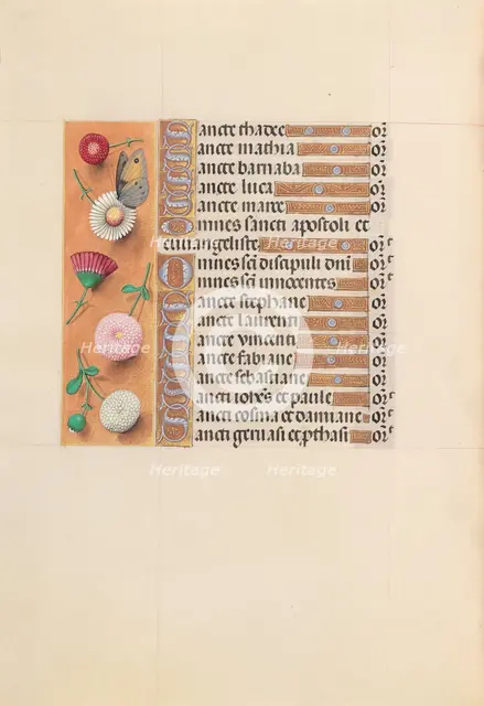 Hours of Queen Isabella the Catholic, Queen of Spain: Fol. 211v, c. 1500. Creator: Master of the First Prayerbook of Maximillian (Flemish, c. 1444-1519); Associates, and.