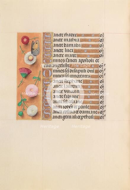 Hours of Queen Isabella the Catholic, Queen of Spain: Fol. 211v, c. 1500. Creator: Master of the First Prayerbook of Maximillian (Flemish, c. 1444-1519); Associates, and.