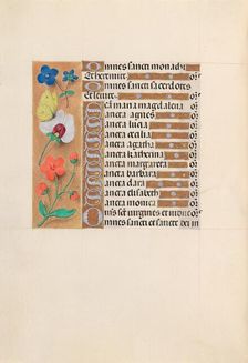 Hours of Queen Isabella the Catholic, Queen of Spain: Fol. 212v, c. 1500. Creator: Master of the First Prayerbook of Maximillian (Flemish, c. 1444-1519); Associates, and