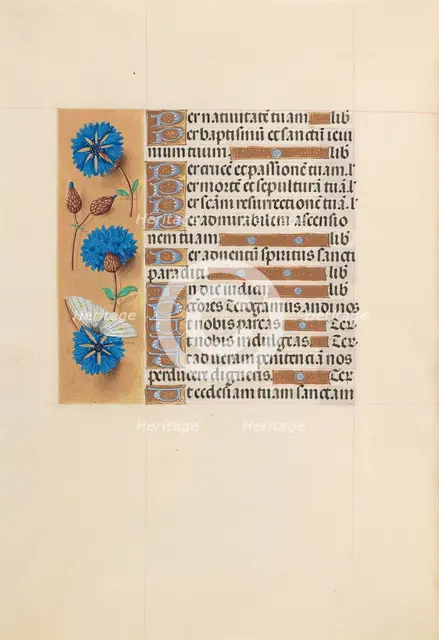 Hours of Queen Isabella the Catholic, Queen of Spain: Fol. 213v, c. 1500. Creator: Master of the First Prayerbook of Maximillian (Flemish, c. 1444-1519); Associates, and.