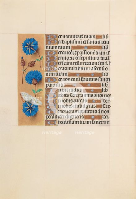 Hours of Queen Isabella the Catholic, Queen of Spain: Fol. 213v, c. 1500. Creator: Master of the First Prayerbook of Maximillian (Flemish, c. 1444-1519); Associates, and.