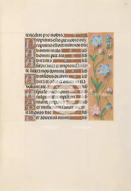 Hours of Queen Isabella the Catholic, Queen of Spain: Fol. 213r, c. 1500. Creator: Master of the First Prayerbook of Maximillian (Flemish, c. 1444-1519); Associates, and.