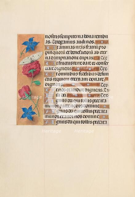 Hours of Queen Isabella the Catholic, Queen of Spain: Fol. 214v, c. 1500. Creator: Master of the First Prayerbook of Maximillian (Flemish, c. 1444-1519); Associates, and.
