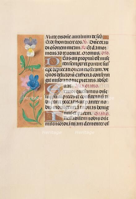 Hours of Queen Isabella the Catholic, Queen of Spain: Fol. 216v, c. 1500. Creator: Master of the First Prayerbook of Maximillian (Flemish, c. 1444-1519); Associates, and.