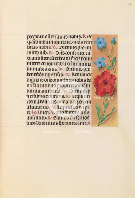 Hours of Queen Isabella the Catholic, Queen of Spain: Fol. 216r, c. 1500. Creator: Master of the First Prayerbook of Maximillian (Flemish, c. 1444-1519); Associates, and.