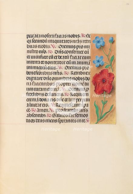 Hours of Queen Isabella the Catholic, Queen of Spain: Fol. 216r, c. 1500. Creator: Master of the First Prayerbook of Maximillian (Flemish, c. 1444-1519); Associates, and.
