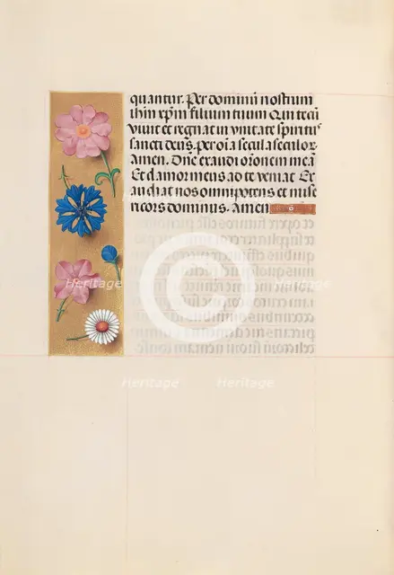 Hours of Queen Isabella the Catholic, Queen of Spain: Fol. 218v, Office of the Dead, c. 1500. Creator: Master of the First Prayerbook of Maximillian (Flemish, c. 1444-1519); Associates, and.