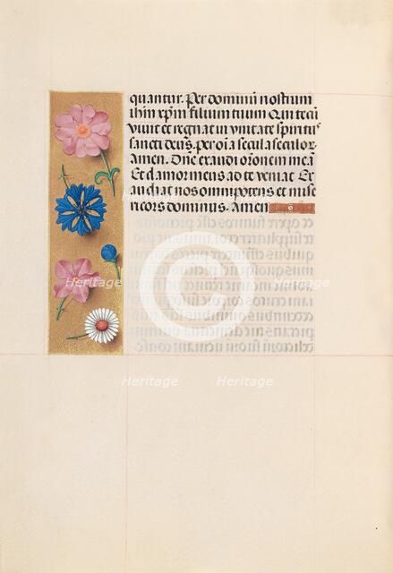 Hours of Queen Isabella the Catholic, Queen of Spain: Fol. 218v, Office of the Dead, c. 1500. Creator: Master of the First Prayerbook of Maximillian (Flemish, c. 1444-1519); Associates, and.