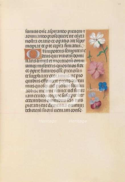 Hours of Queen Isabella the Catholic, Queen of Spain: Fol. 218r, c. 1500. Creator: Master of the First Prayerbook of Maximillian (Flemish, c. 1444-1519); Associates, and.