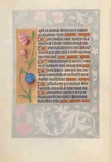 Hours of Queen Isabella the Catholic, Queen of Spain: Fol. 220v, c. 1500. Creator: Master of the First Prayerbook of Maximillian (Flemish, c. 1444-1519); Associates, and