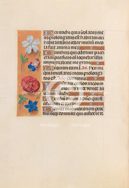Hours of Queen Isabella the Catholic, Queen of Spain: Fol. 221v, c. 1500. Creator: Master of the First Prayerbook of Maximillian (Flemish, c. 1444-1519); Associates, and.