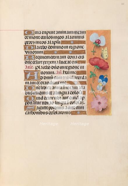 Hours of Queen Isabella the Catholic, Queen of Spain: Fol. 221r, c. 1500. Creator: Master of the First Prayerbook of Maximillian (Flemish, c. 1444-1519); Associates, and.