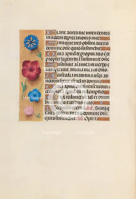 Hours of Queen Isabella the Catholic, Queen of Spain: Fol. 222v, c. 1500. Creator: Master of the First Prayerbook of Maximillian (Flemish, c. 1444-1519); Associates, and.