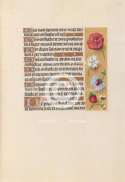 Hours of Queen Isabella the Catholic, Queen of Spain: Fol. 222r, c. 1500. Creator: Master of the First Prayerbook of Maximillian (Flemish, c. 1444-1519); Associates, and.