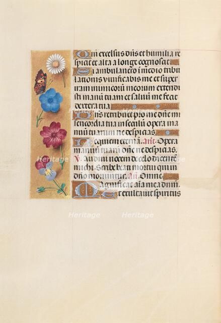 Hours of Queen Isabella the Catholic, Queen of Spain: Fol. 223v, c. 1500. Creator: Master of the First Prayerbook of Maximillian (Flemish, c. 1444-1519); Associates, and.