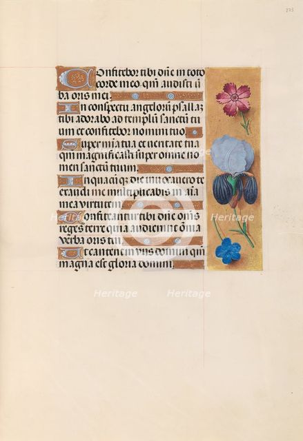 Hours of Queen Isabella the Catholic, Queen of Spain: Fol. 223r, c. 1500. Creator: Master of the First Prayerbook of Maximillian (Flemish, c. 1444-1519); Associates, and.