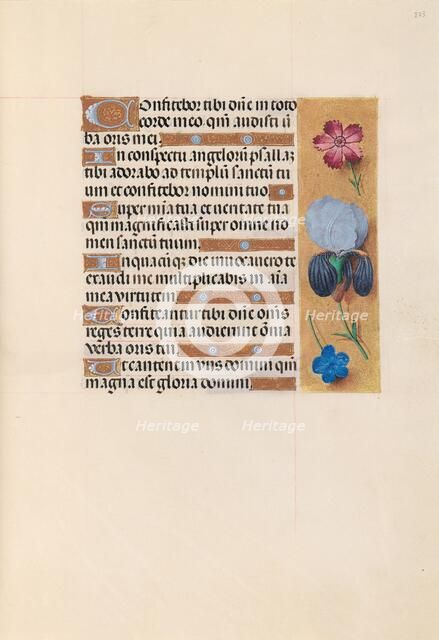 Hours of Queen Isabella the Catholic, Queen of Spain: Fol. 223r, c. 1500. Creator: Master of the First Prayerbook of Maximillian (Flemish, c. 1444-1519); Associates, and.