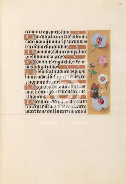 Hours of Queen Isabella the Catholic, Queen of Spain: Fol. 225r, c. 1500. Creator: Master of the First Prayerbook of Maximillian (Flemish, c. 1444-1519); Associates, and.
