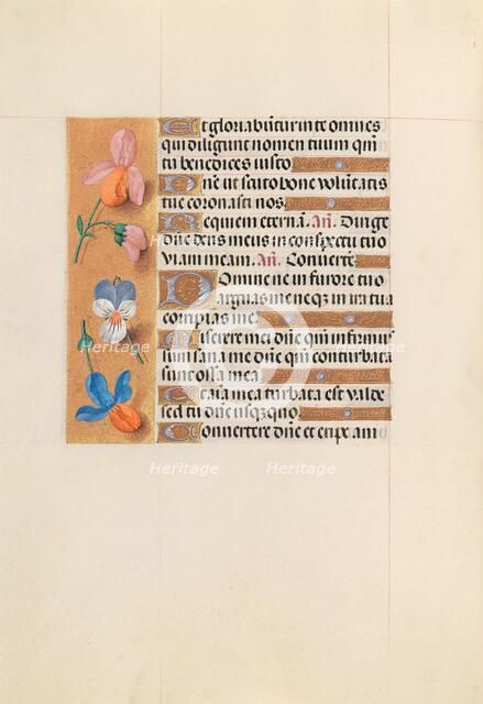 Hours of Queen Isabella the Catholic, Queen of Spain: Fol. 228v, c. 1500. Creator: Master of the First Prayerbook of Maximillian (Flemish, c. 1444-1519); Associates, and.