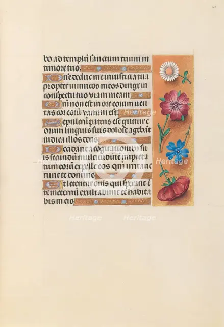 Hours of Queen Isabella the Catholic, Queen of Spain: Fol. 228r, c. 1500. Creator: Master of the First Prayerbook of Maximillian (Flemish, c. 1444-1519); Associates, and.