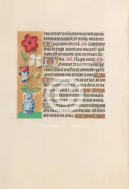 Hours of Queen Isabella the Catholic, Queen of Spain: Fol. 229v, c. 1500. Creator: Master of the First Prayerbook of Maximillian (Flemish, c. 1444-1519); Associates, and.