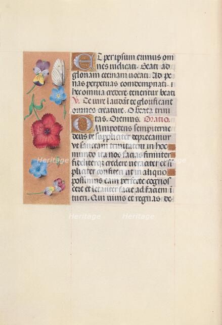 Hours of Queen Isabella the Catholic, Queen of Spain: Fol. 22v, c. 1500. Creator: Master of the First Prayerbook of Maximillian (Flemish, c. 1444-1519); Associates, and.