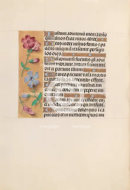 Hours of Queen Isabella the Catholic, Queen of Spain: Fol. 230v, c. 1500. Creator: Master of the First Prayerbook of Maximillian (Flemish, c. 1444-1519); Associates, and.