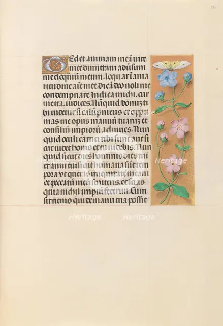 Hours of Queen Isabella the Catholic, Queen of Spain: Fol. 232r, c. 1500. Creator: Master of the First Prayerbook of Maximillian (Flemish, c. 1444-1519); Associates, and.
