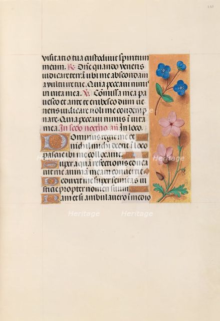 Hours of Queen Isabella the Catholic, Queen of Spain: Fol. 233r, c. 1500. Creator: Master of the First Prayerbook of Maximillian (Flemish, c. 1444-1519); Associates, and.